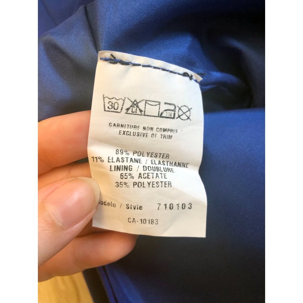 NWT Cartise One-Shoulder Royal Blue Cocktail Dress | Size 6 - Picture 10 of 10